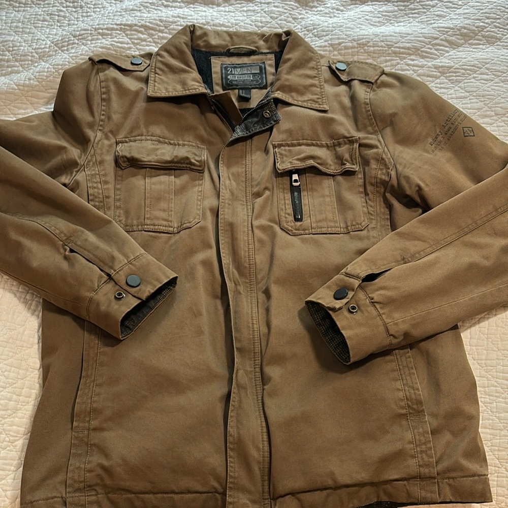 Men’s Large Jacket Forever 21 Military Style